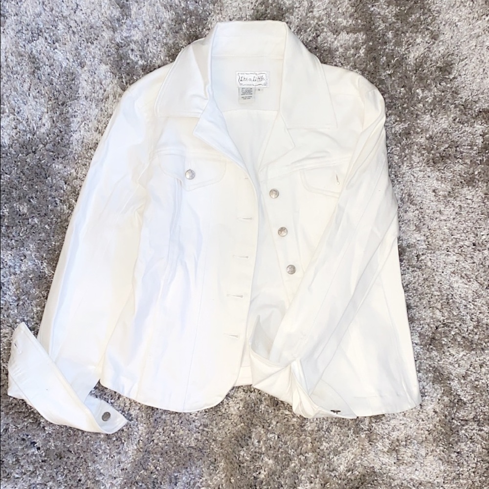 White Cargo Jacket